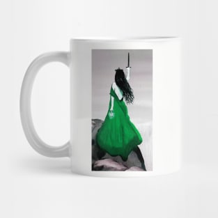 Green priestess maiden Mug